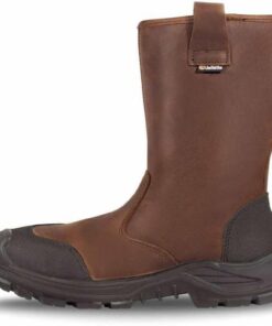 Bottes de sécurité JALLATTE Marron pour professionnels en milieu industriel avec protection S3 CI SRC