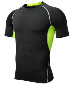 Compression Tee Shirt Jungerhouse Homme Manche Longue pour Fitness et Musculation
