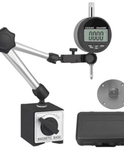 Neoteck Comparateur Numérique DTI 0-1|7mm Base Magnétique 80kg pour Tour CNC Fraiseuse Précision Professionnelle