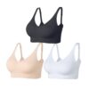 Soutien-gorge sans armature confortableAmazingjoys Lot de 3 bustiers rembourrés pour femme
