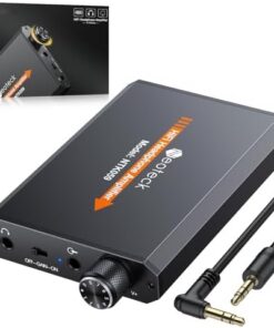 Neoteck Amplificateur Casque Portable HiFi |5mm Batterie Lithium Aluminium pour Téléphones MP3 Ordinateur