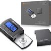 Neoteck Balance de Précision 0-5g 0.01g pour Platine Vinyle – Non Magnétique pour MM/MC/MI avec Calibration LCD