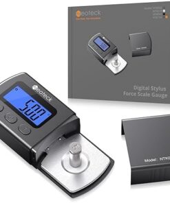 Neoteck Balance de Précision 0-5g 0.01g pour Platine Vinyle – Non Magnétique pour MM/MC/MI avec Calibration LCD