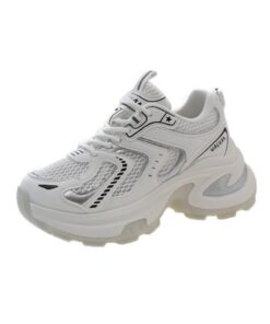 ÉRICAT Femmes Trainers Lightweight Breathable Fashion Casual Shoes pour Fitness Heightened Walking Versatile