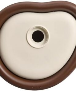 Elho Nichoir Oiseaux Bio 25cm - 100% Plastique Recyclé - Pour +11 Espèces - L27.4 x B16.8 x H25.4 cm Marron Châtaigne