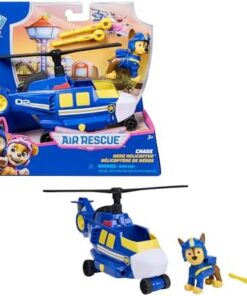 Pat Patrouille Chase Air Rescue Véhicule - Jouet Enfant 3 Ans+ avec Projectiles Mission Voltige