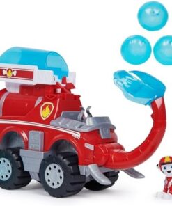 Pat Patrouille Véhicule Deluxe Marcus Jungle Pups + Figurine Collectionnable avec Projectiles - Jouet Enfant 3 Ans+