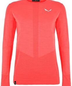 Salewa Zebru Medium Warm AMR L/S Tee Femme Couche de Base Thermique