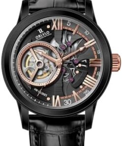 OBLVLO VMQ-ND Montre mécanique automatique pour homme étanche saphir synthétique