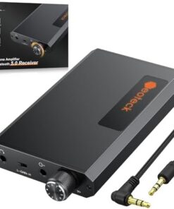 Neoteck Ampli Casque 16-300Ω Bluetooth 5.0 Portable Autonomie Prolongée