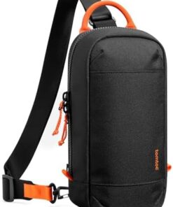 tomtoc Sac à Bandoulière Sling Bag pour Nintendo Switch 2 2025, Étui Protecteur avec 8 Slots Cartouches de Jeux + Charge