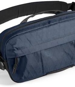 tomtoc X-Pac Sling Bag 5.5L - Sac à Bandoulière Étanche Compatible Steam Deck/ROG Ally/Switch, Idéal Hommes Voyage Urbai