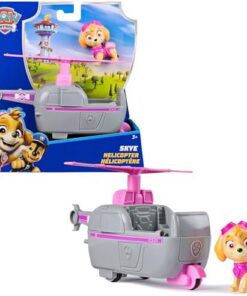 Pat Patrouille Véhicule Figurine Stella - Plastique Recyclé - Jouet Enfant 3 Ans+