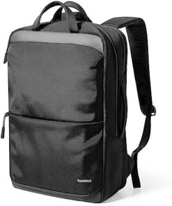 tomtoc Sac à Dos pour Ordinateur 15,6-17,3 Pouces 24L avec Passage de Câbles Professionnel