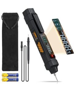 Neoteck Multimètre Numérique TRMS 6000 + Détecteur NCV Sans Contact LCD AC/DC Résistance pour Électriciens DIY