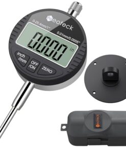 Neoteck Comparateur Numérique 0-25.4mm Précision 0.01mm pour Imprimante 3D Banc de Scie
