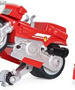 Pat Patrouille Marcus Moto Pups Véhicule Figurine - Rétrofriction Moto Amovible - Jouet Enfant 3 Ans+