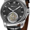 OBLVLO SK-Tour Montre Automatique Luxe pour Homme Étanchéité Cuir Sk-Tour-YBB
