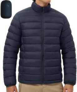Pioneer Camp Veste matelassée homme légère imperméable pliable randonnée voyage