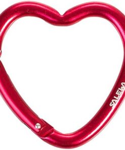 Salewa Mousqueton Heart - Léger Ergonomique pour Grimpeurs Escalade 68g 22kN