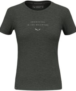 Salewa T-Shirt Femme Eagle Minilogo AM Respirant Randonnée