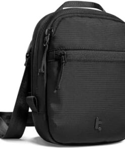 tomtoc Porte-Passeport Anti-RFID Sac Bandoulière Verrouillable 4-6 Passeports Voyageurs Homme Femme