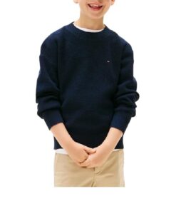 Tommy Hilfiger Sweat Enfant Populaire - Couleur Naturelle - Taille Small