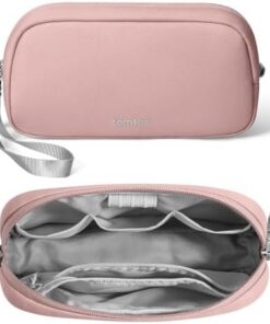 tomtoc Sac Organisateur Câbles Portable, Tech Pouch pour Powerbank Chargeurs Téléphone Quotidien