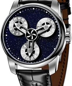 OBLVLO Montre Mécanique Automatique Hommes Super Lumineuse Étanche Sport SK-T