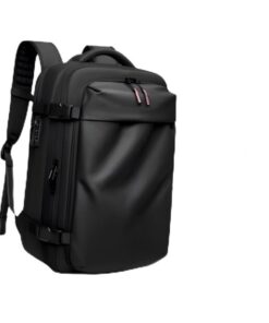 Sac à Dos Sous Vide Pro2 avec Pompe à Vide Airback Extensible avec Antivol - Haute Capacité - Noir - Pompe Incluse - 60L