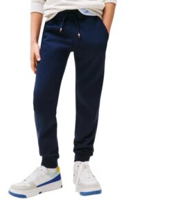 Tommy Hilfiger Pantalon de survêtement Homme Mode SportatifStretch ÉlasticitéConfortTaille Élastiquée32x32 Blanc