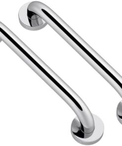 Neoteck Barre d’Appui Douche Acier Inoxydable 2pcs 30cm pour Seniors Handicapés