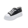 Chaussures Canvas Respirant Femme Mode Casual Augmentation de la Taille Running