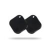Air Tag Bluetooth Traceur Noir, Localisateur d'Objets pour Valises/Portefeuilles/Clés/Sacs, Fonctionne avec l’app Locali