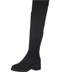 Bottes Tamaris Femme Overknees Élégantes et Comfortables en Cuir Naturel pour la Neige et la Pluie, Taille 38