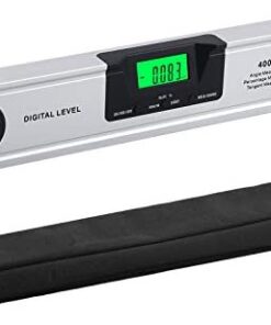 Neoteck Niveau à Bulle Numérique 400mm/16inch Base Magnétique Écran LED Audio pour Mesure d'Angles Précise DIY
