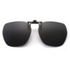 YAMEIZE Lunettes de soleil polarisantes à clip pour hommes et femmes - Protection UV400 sans monture idéales pour la con