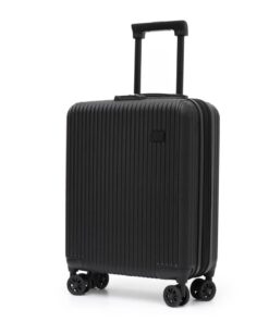 CabinFly Crusair Valise Extensible pour Voyageurs Transavia et Wizzair - Noir (55 x 40 x 23 cm)