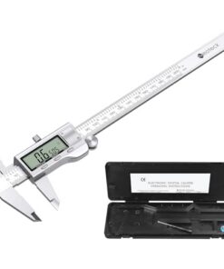 Neoteck Pied à Coulisse Numérique 200mm Acier Inoxydable Précision 0.02mm Conversion Pouce/Métrique