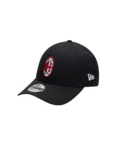 Chapeau de baseball New Era 9Forty pour enfants - Noir AC Milan