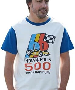 Kimoa Chemise Indy Retro66 Mixte Unisex Style Rétro Course
