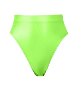 Culottes en coton ultra fines et brillantes pour femme | Taille haute, sexy et lisse | Sous-vêtements féminins | Maillot