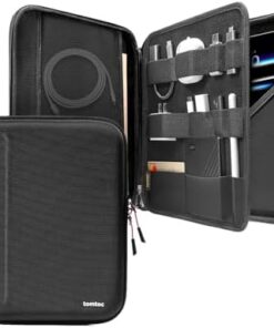 tomtoc Housse Rigide 13" iPad Pro M5/M4 & Air M3/M2, Étui Pochette pour Magic Keyboard/Apple Pencil/Accessoires