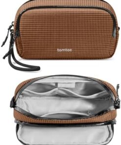 tomtoc Sac Organisateur Câbles Voyage Portable pour Accessoires Tech Powerbank AirPods