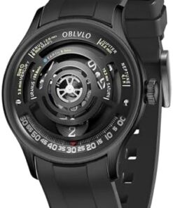 OBLVLO Montre Automatique Mécanique Acier Inoxydable 316L Homme BLM-Solar