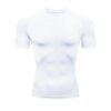 HYCOPROT Compression Garment pour Hommes | Haut de Compression | Manches Courtes T-Shirt | Baselayer Athlétique | Séchag