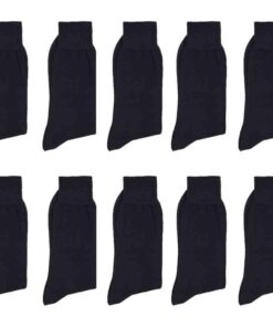 Chaussettes 100% pur fil d'Ecosse - Lot de 10 paires pour Hommes | Élégance et Confort | Idéal pour le Travail et le Rep