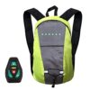 CSXMONEY Sac à dos de vélo pour cycliste, indicateur LED de sécurité rechargeable, direction réglable, idéal pour la séc
