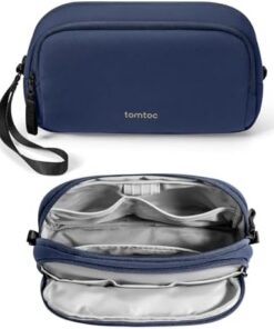 tomtoc Sac Organiseur Câbles Voyage Portable pour Powerbank AirPods Téléphone