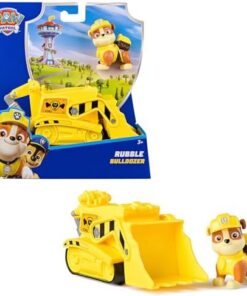 Pat Patrouille Véhicule Figurine Ruben - Plastique Recyclé - Jouet Enfant 3 Ans+